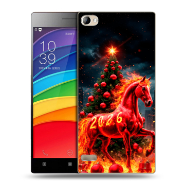 Пластиковый чехол на Lenovo Vibe X2 Pro с принтом Новый год