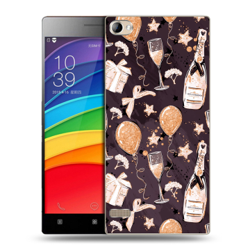 Пластиковый чехол на Lenovo Vibe X2 Pro с принтом Новый год