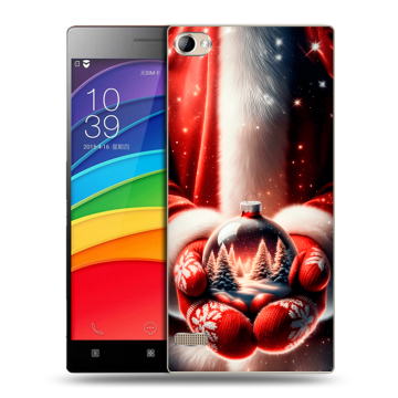 Пластиковый чехол на Lenovo Vibe X2 Pro с принтом Новый год