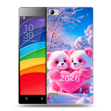 Пластиковый чехол на Lenovo Vibe X2 Pro с принтом Новый год