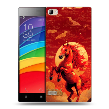 Пластиковый чехол на Lenovo Vibe X2 Pro с принтом Новый год