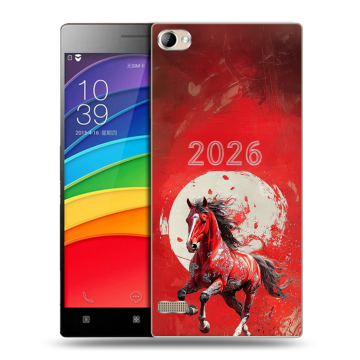 Пластиковый чехол на Lenovo Vibe X2 Pro с принтом Новый год
