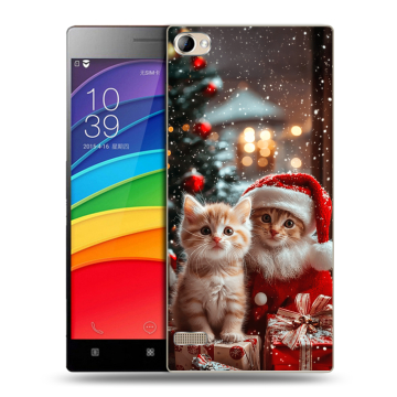 Пластиковый чехол на Lenovo Vibe X2 Pro с принтом Новый год