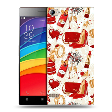 Пластиковый чехол на Lenovo Vibe X2 Pro с принтом Новый год