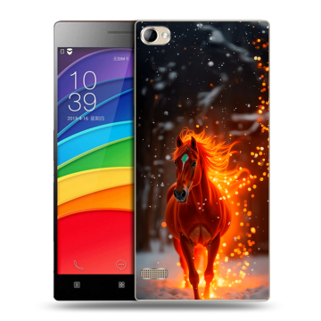 Пластиковый чехол на Lenovo Vibe X2 Pro с принтом Новый год