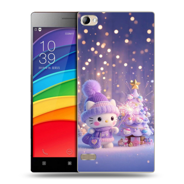 Пластиковый чехол на Lenovo Vibe X2 Pro с принтом Новый год