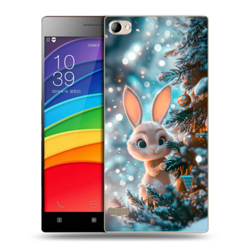 Пластиковый чехол на Lenovo Vibe X2 Pro с принтом Новый год