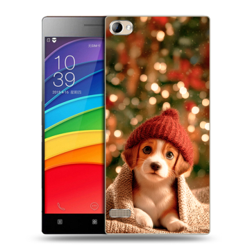 Пластиковый чехол на Lenovo Vibe X2 Pro с принтом Новый год