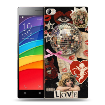 Пластиковый чехол на Lenovo Vibe X2 Pro с принтом для девочек