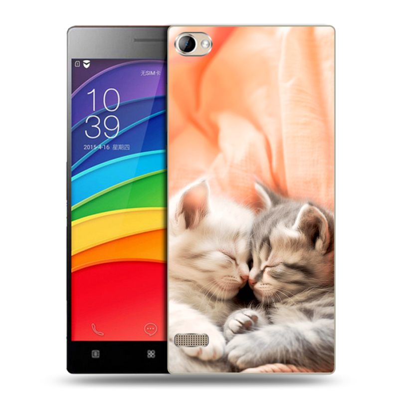 Пластиковый чехол на Lenovo Vibe X2 Pro с принтом Котята Пластиковый чехол на Lenovo Vibe X2 Pro с принтом Котята