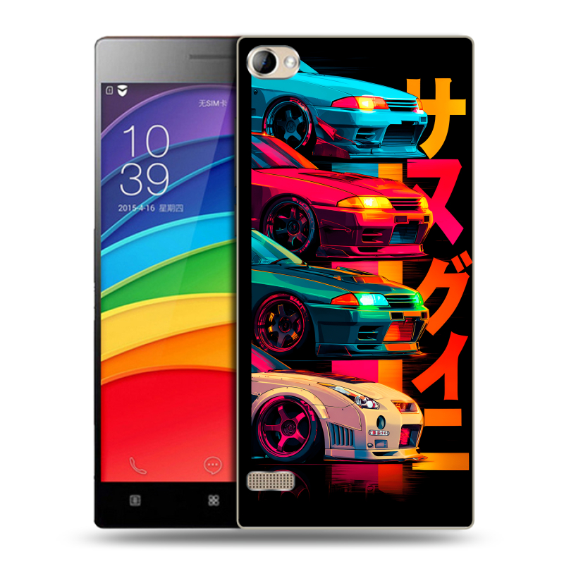 Пластиковый чехол на Lenovo Vibe X2 Pro с принтом Гоночные машины Пластиковый чехол на Lenovo Vibe X2 Pro с принтом Гоночные машины