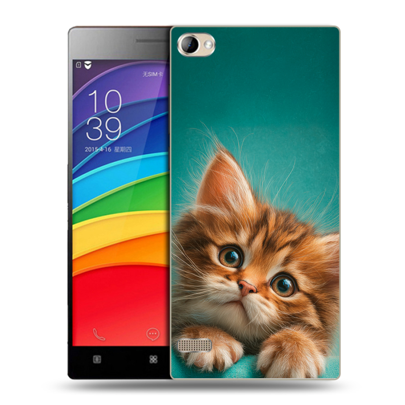 Пластиковый чехол на Lenovo Vibe X2 Pro с принтом котенок Пластиковый чехол на Lenovo Vibe X2 Pro с принтом котенок