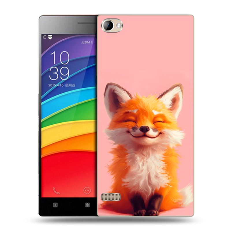 Пластиковый чехол на Lenovo Vibe X2 Pro с принтом милая лиса Пластиковый чехол на Lenovo Vibe X2 Pro с принтом милая лиса