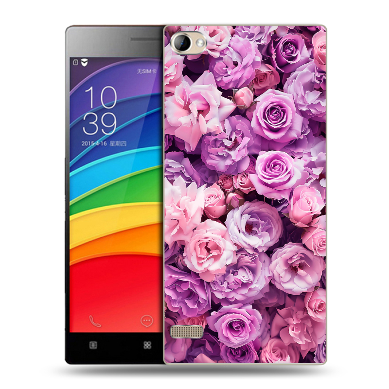 Пластиковый чехол на Lenovo Vibe X2 Pro с принтом лавандовые розы Пластиковый чехол на Lenovo Vibe X2 Pro с принтом лавандовые розы