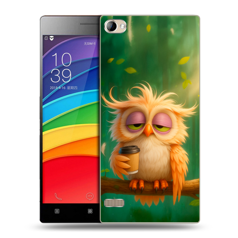 Пластиковый чехол на Lenovo Vibe X2 Pro с принтом сова Пластиковый чехол на Lenovo Vibe X2 Pro с принтом сова