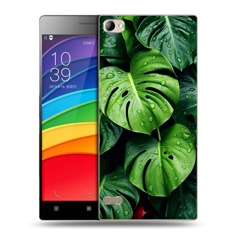 Пластиковый чехол на Lenovo Vibe X2 Pro с принтом Листья Пластиковый чехол на Lenovo Vibe X2 Pro с принтом Листья