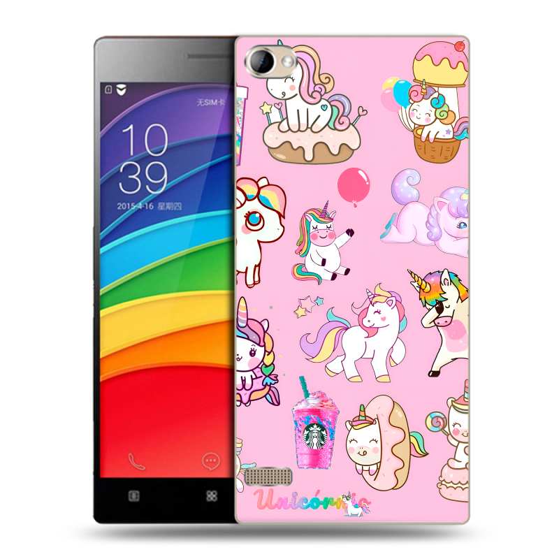 Пластиковый чехол на Lenovo Vibe X2 Pro с принтом розовые единороги Пластиковый чехол на Lenovo Vibe X2 Pro с принтом розовые единороги