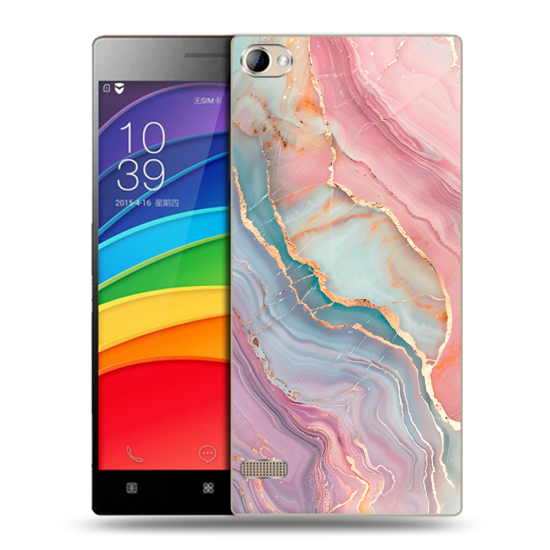 Пластиковый чехол на Lenovo Vibe X2 Pro с принтом розовый мрамор Пластиковый чехол на Lenovo Vibe X2 Pro с принтом розовый мрамор
