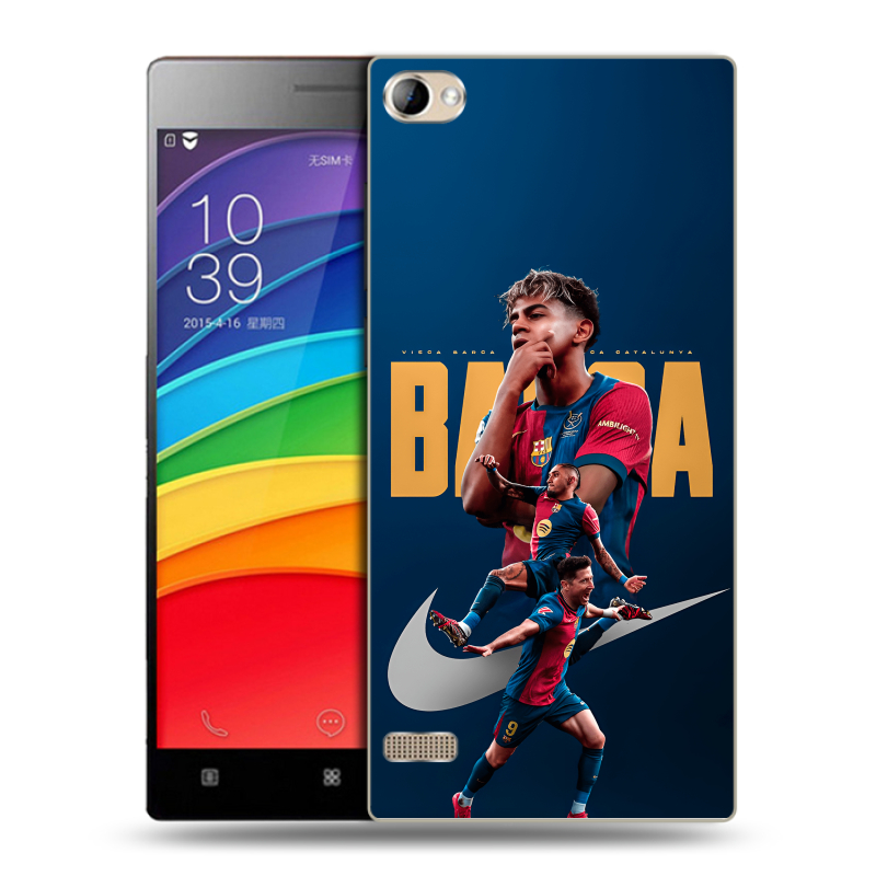 Пластиковый чехол на Lenovo Vibe X2 Pro с принтом Барселона Barca Yamal Пластиковый чехол на Lenovo Vibe X2 Pro с принтом Барселона Barca Yamal