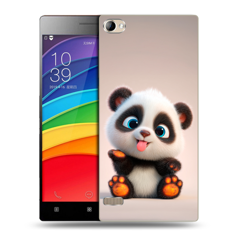 Пластиковый чехол на Lenovo Vibe X2 Pro с принтом милая панда Пластиковый чехол на Lenovo Vibe X2 Pro с принтом милая панда