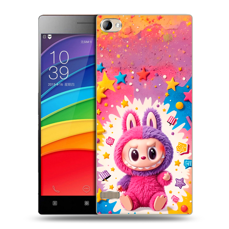 Пластиковый чехол на Lenovo Vibe X2 Pro с принтом Labubu Лабубу Пластиковый чехол на Lenovo Vibe X2 Pro с принтом Labubu Лабубу