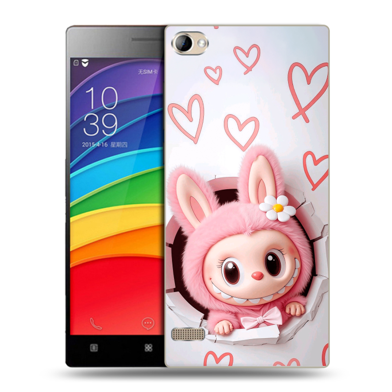 Пластиковый чехол на Lenovo Vibe X2 Pro с принтом Labubu Лабубу Пластиковый чехол на Lenovo Vibe X2 Pro с принтом Labubu Лабубу