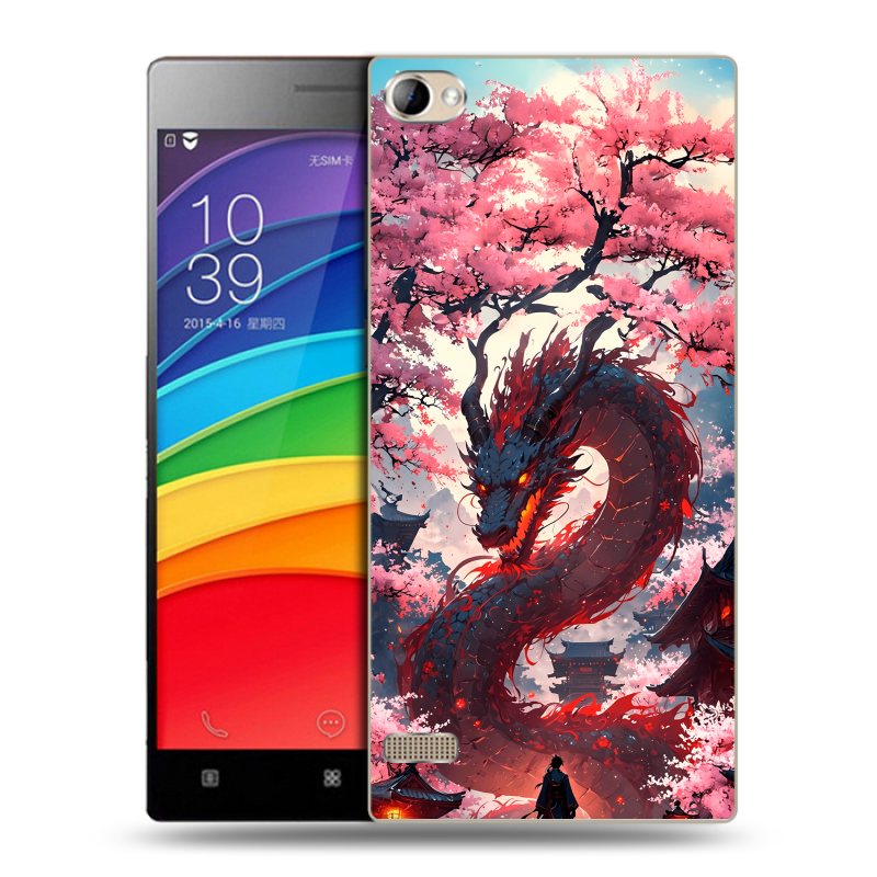 Пластиковый чехол на Lenovo Vibe X2 Pro с принтом Дракон Японский Пластиковый чехол на Lenovo Vibe X2 Pro с принтом Дракон Японский