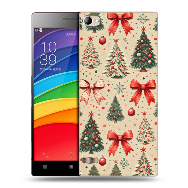 Пластиковый чехол на Lenovo Vibe X2 Pro с принтом Новый год Пластиковый чехол на Lenovo Vibe X2 Pro с принтом Новый год