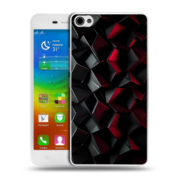 Силиконовый чехол на Lenovo S60 с принтом Абстракция