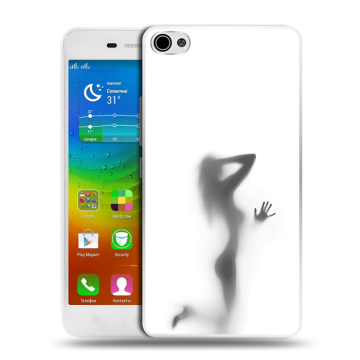 Силиконовый чехол на Lenovo S60 с принтом Силуэт