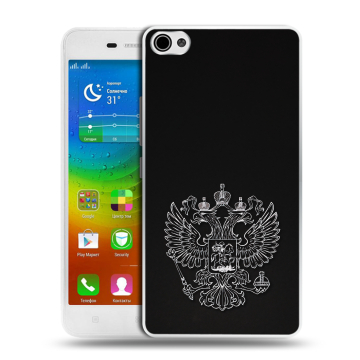 Силиконовый чехол на Lenovo S60 с принтом Герб России