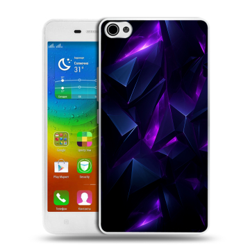 Силиконовый чехол на Lenovo S60 с принтом Абстракиция