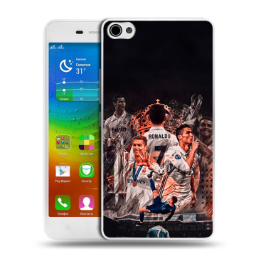 Силиконовый чехол на Lenovo S60 с принтом Реал Роналдо Real Ronaldo