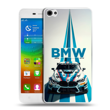 Силиконовый чехол на Lenovo S60 с принтом БМВ BMW