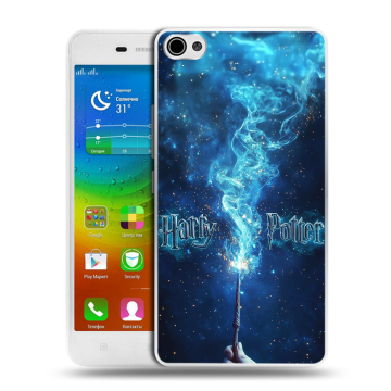 Силиконовый чехол на Lenovo S60 с принтом Harry Potter Гарри Поттер