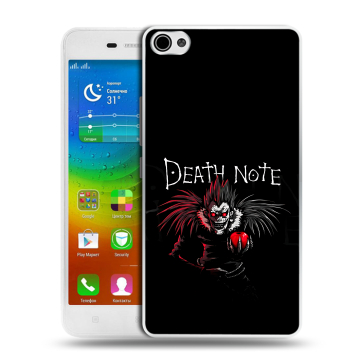 Силиконовый чехол на Lenovo S60 с принтом Death note Тетрадь смерти Силиконовый чехол на Lenovo S60 с принтом Death note Тетрадь смерти