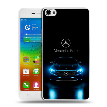 Силиконовый чехол на Lenovo S60 с принтом Mercedes Мерседес