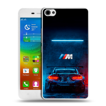 Силиконовый чехол на Lenovo S60 с принтом BMW БМВ