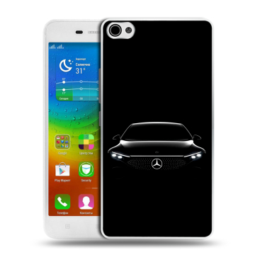 Силиконовый чехол на Lenovo S60 с принтом Mercedes Мерседес