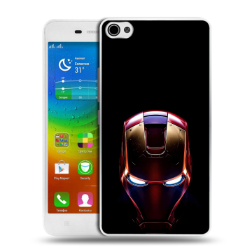 Силиконовый чехол на Lenovo S60 с принтом IronMan Железный человек