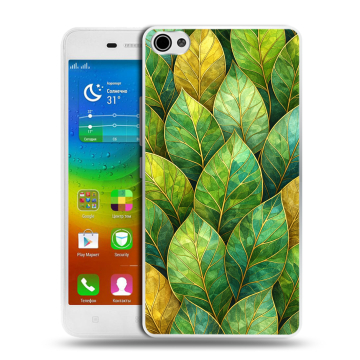 Силиконовый чехол на Lenovo S60 с принтом женский