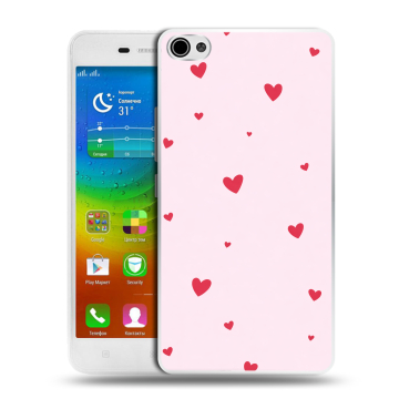 Силиконовый чехол на Lenovo S60 с принтом для девочек