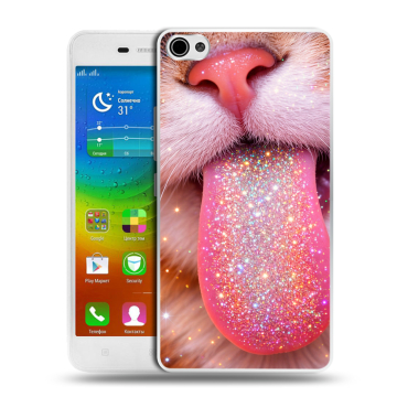 Силиконовый чехол на Lenovo S60 с принтом для девочек