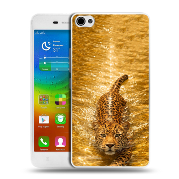 Силиконовый чехол на Lenovo S60 с принтом женский