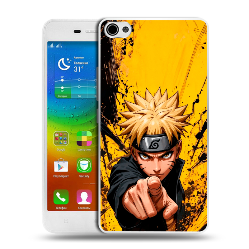 Силиконовый чехол на Lenovo S60 с принтом Naruto Наруто Силиконовый чехол на Lenovo S60 с принтом Naruto Наруто