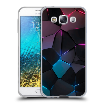 Силиконовый чехол на Samsung Galaxy E5 с принтом Геометрия неона Силиконовый чехол на Samsung Galaxy E5 с принтом Геометрия неона