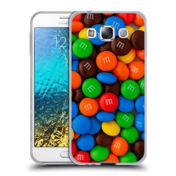 Силиконовый чехол на Samsung Galaxy E5 с принтом Конфеты Силиконовый чехол на Samsung Galaxy E5 с принтом Конфеты
