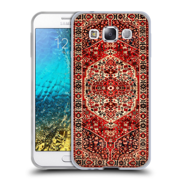 Силиконовый чехол на Samsung Galaxy E5 с принтом Ковер