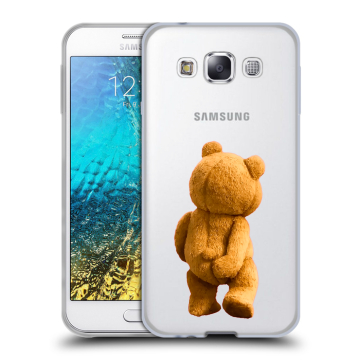 Силиконовый чехол на Samsung Galaxy E5 с принтом Медведь Силиконовый чехол на Samsung Galaxy E5 с принтом Медведь