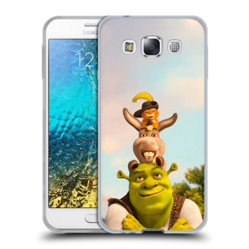 Силиконовый чехол на Samsung Galaxy E5 с принтом Шрек Shrek
